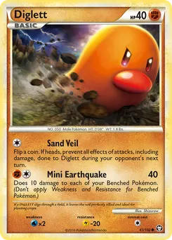 Diglett #61, HS—Triumphant