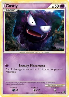 Gastly #63, Reverse Foil
