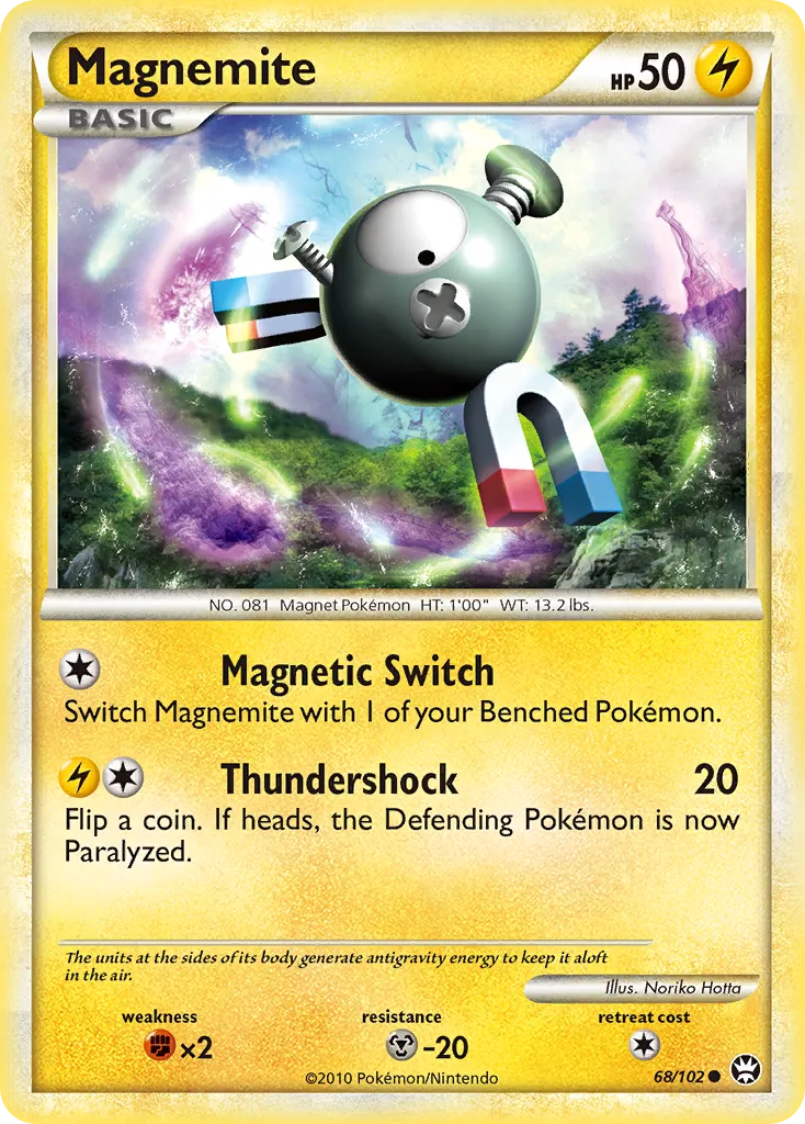 Magnemite #68, HS—Triumphant Reverse Foil