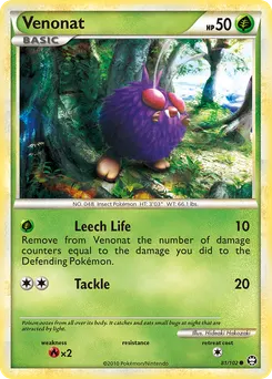 Venonat #81, Reverse Foil