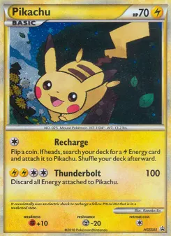 Pikachu #HGSS03, Standard