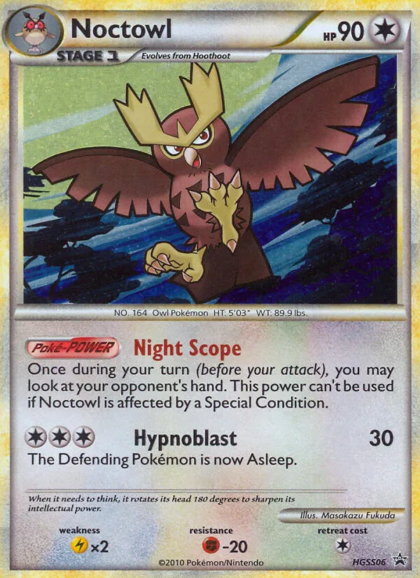 Noctowl #HGSS06, HGSS Black Star Promos