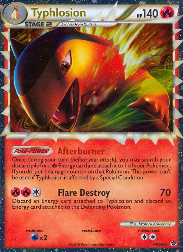 Typhlosion #HGSS09, HGSS Black Star Promos Typhlosion Tin