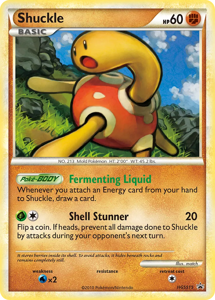 Shuckle #HGSS15, HGSS Black Star Promos