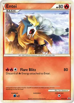 Entei #HGSS20, Standard