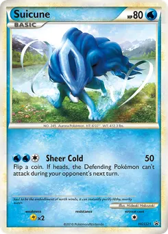 Suicune #HGSS21, Standard
