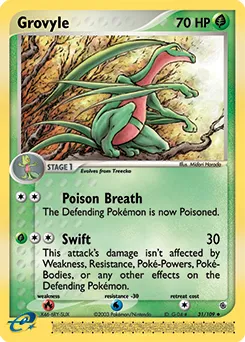 Grovyle #008, Japanese ADV-P Promos Shogakukan Elementary