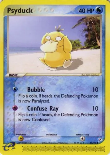 Psyduck #056, Japanese ADV-P Promos Meiji Chocolate