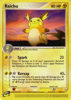 Raichu #058, Meiji Chocolate