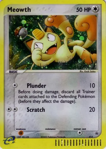Meowth #028, Japanese ADV-P Promos 7-11 Fair Campaign