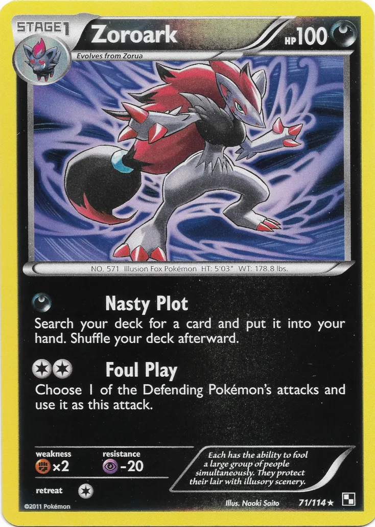 Zoroark #007, Japanese BW-P Promos Black & White Collection
