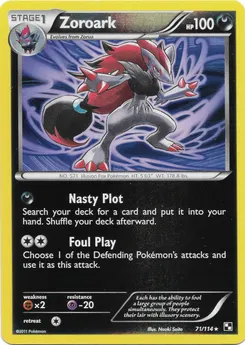 Zoroark #007, Black & White Collection