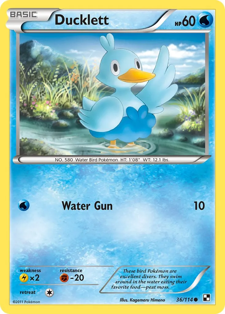 Ducklett #008, Japanese BW-P Promos Gym Challenge