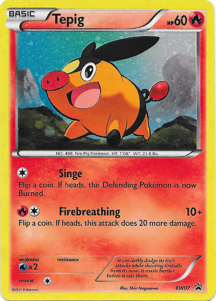 Tepig #019, Japanese BW-P Promos Uniqlo Shirt Campaign