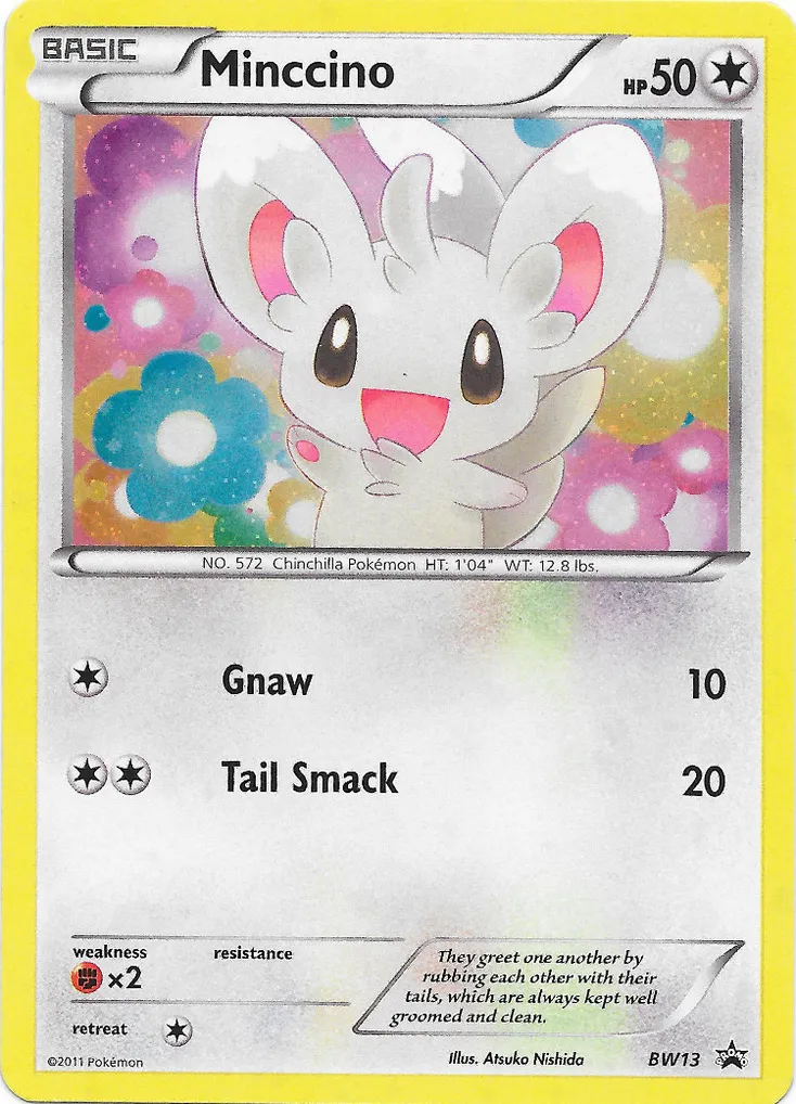 Minccino #022, Japanese BW-P Promos