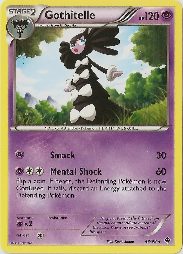 Gothitelle #055, Japanese BW-P Promos Red Collection Booster Pack