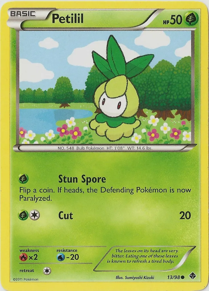 Petilil #061, Japanese BW-P Promos Pokemon Kids Special