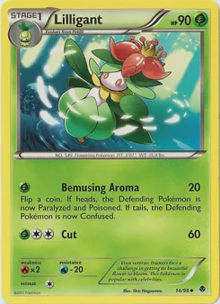 Lilligant #062, Pokemon Kids Special