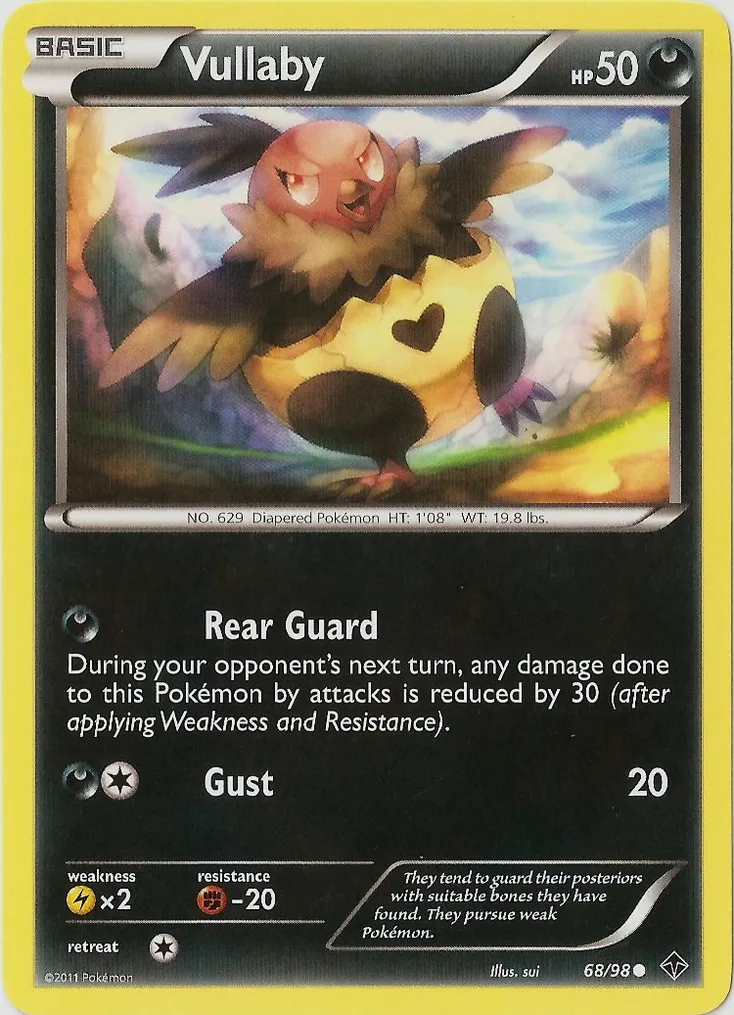 Vullaby #068, Japanese BW-P Promos Pokemon Kids Special