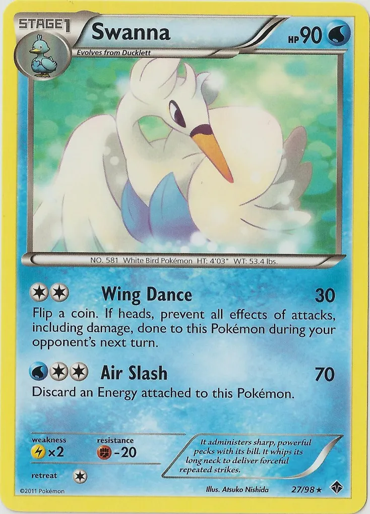 Swanna #092, Japanese BW-P Promos Gym Challenge