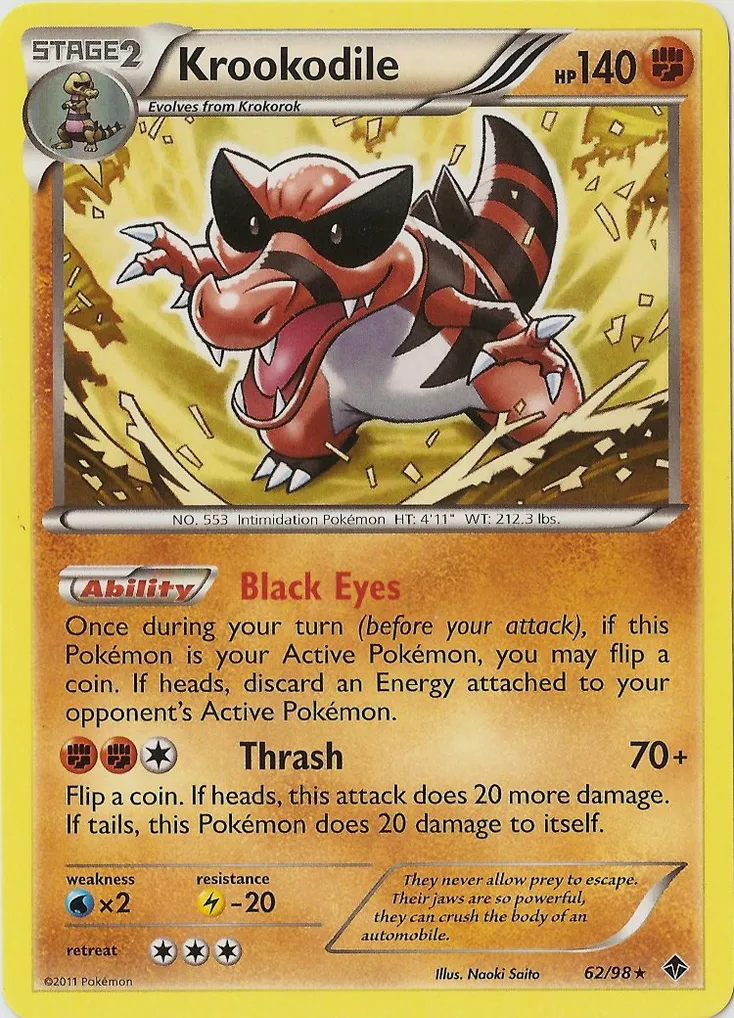 Krookodile #094, Japanese BW-P Promos