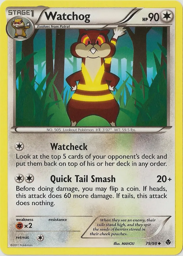 Watchog #096, Japanese BW-P Promos Gym Challenge