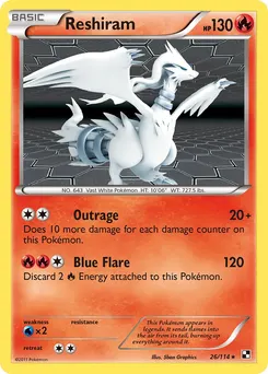 Reshiram #051, Special Trunk Set