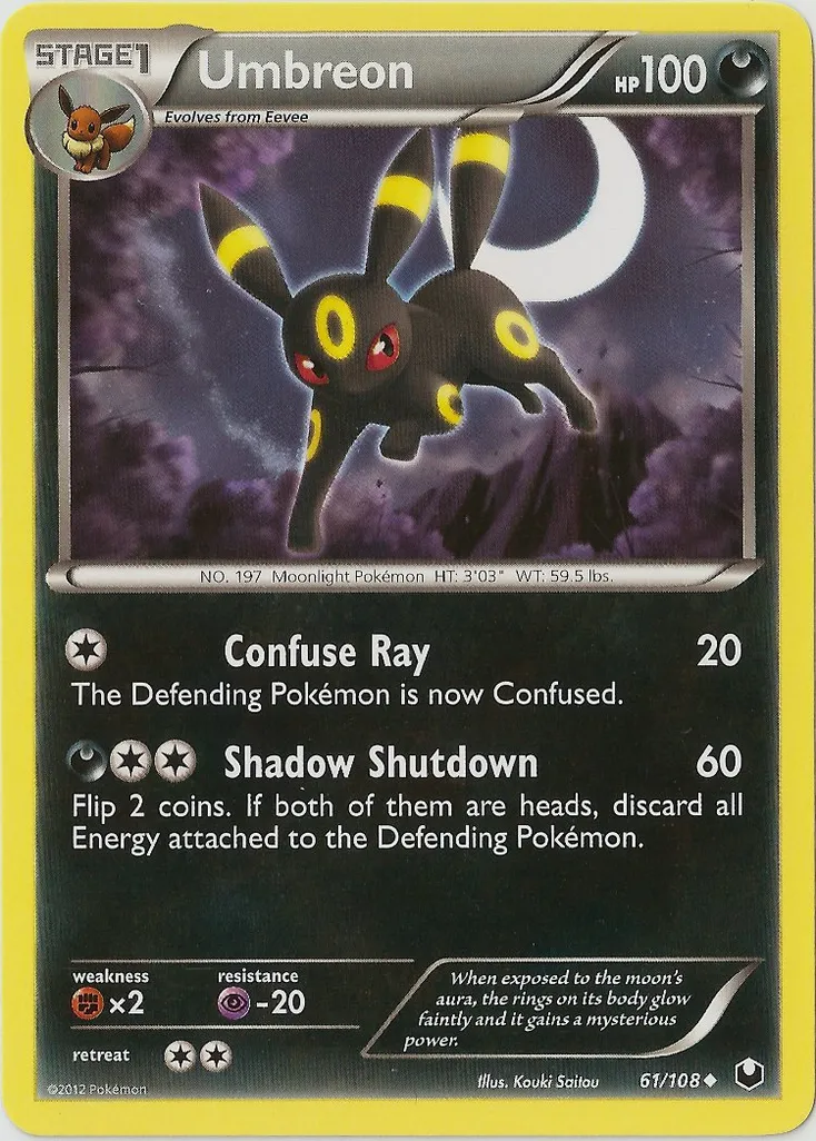 Umbreon #115, Japanese BW-P Promos Dark Rush Pack