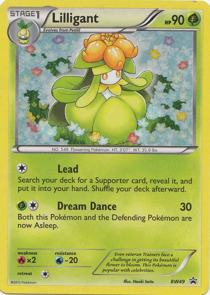 Lilligant #117, Japanese BW-P Promos