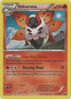 Volcarona #119, Dark Rush Booster Box