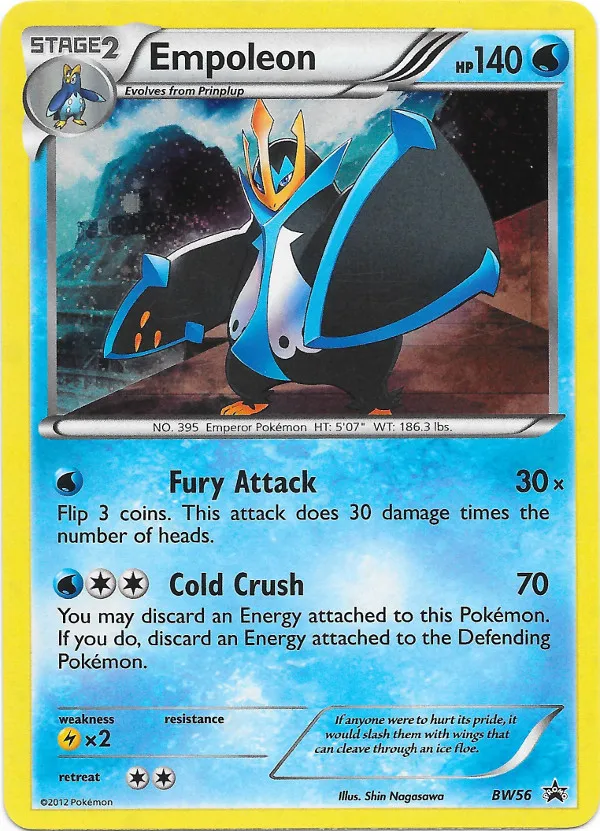 Empoleon #125, Japanese BW-P Promos Gym Challenge