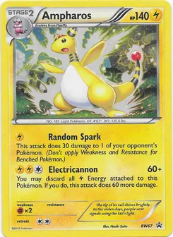 Ampharos #134, Gym Challenge