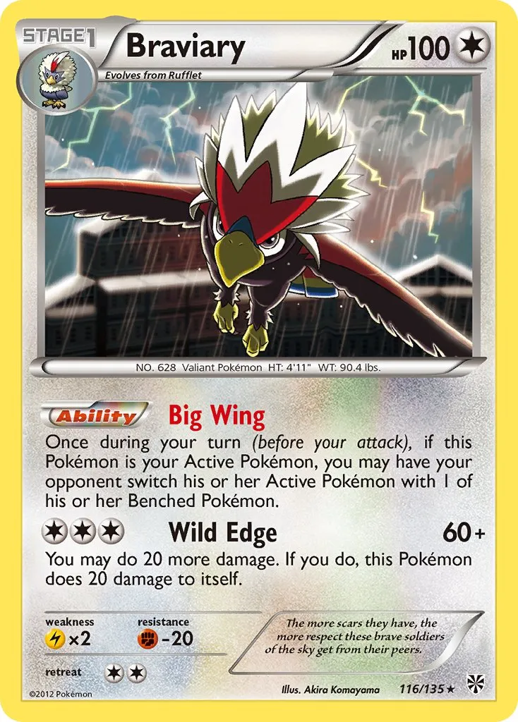 Braviary #137, Japanese BW-P Promos Gym Challenge