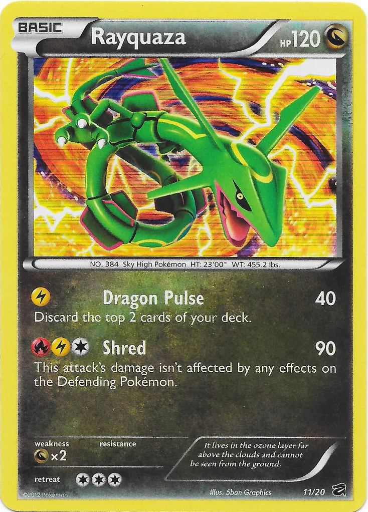 Rayquaza #144, Japanese BW-P Promos Pokemon + Nobunaga's Ambition