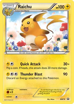 Raichu #152, Classroom Participation Prize