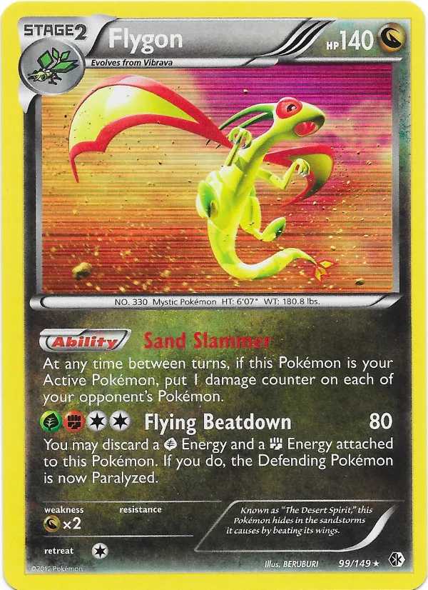Flygon #157, Japanese BW-P Promos Freeze Bolt/Cold Flare