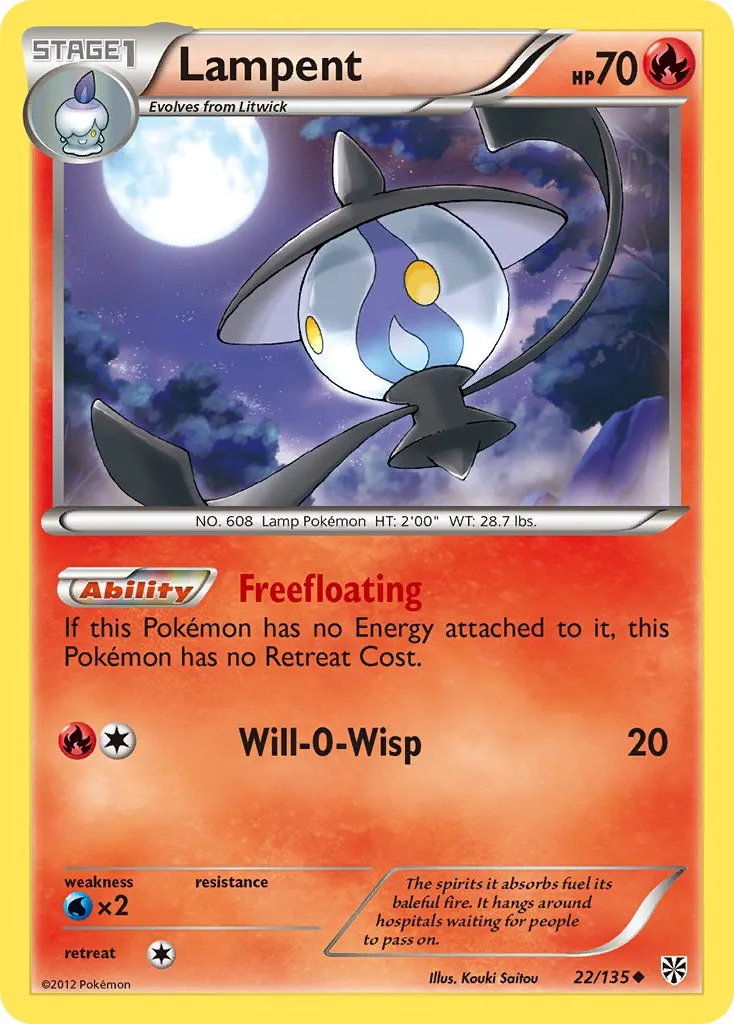 Lampent #172, Japanese BW-P Promos Gym Challenge
