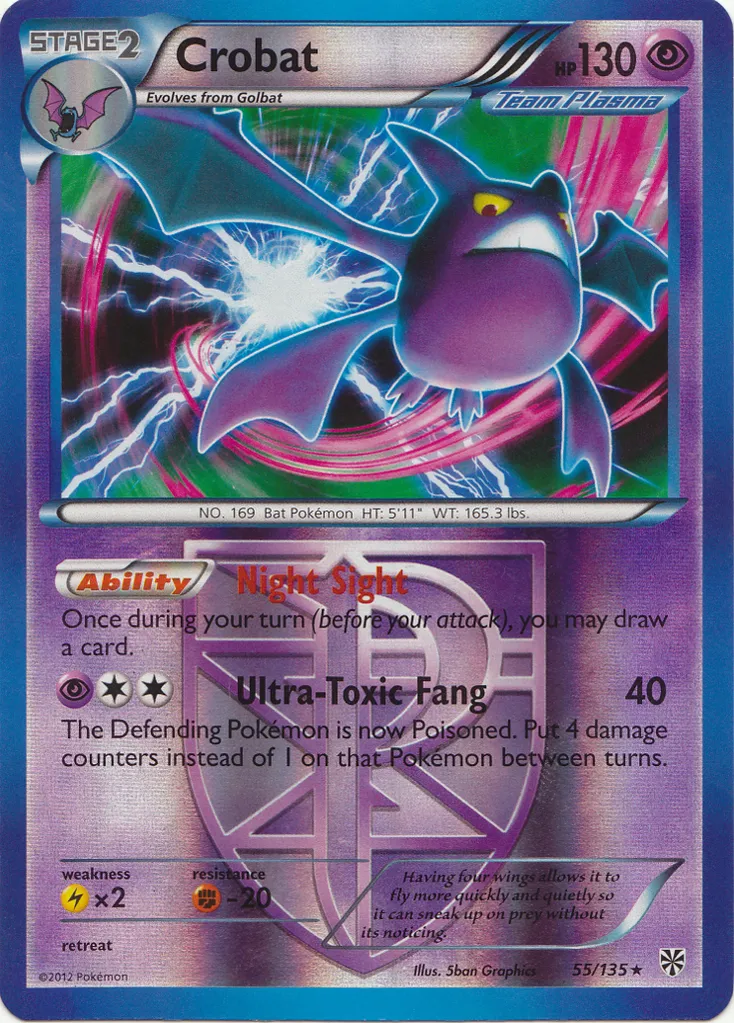 Crobat #181, Japanese BW-P Promos Plasma Gale Booster Box