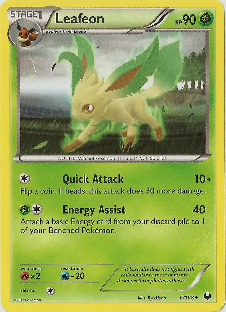 Leafeon #182, Japanese BW-P Promos