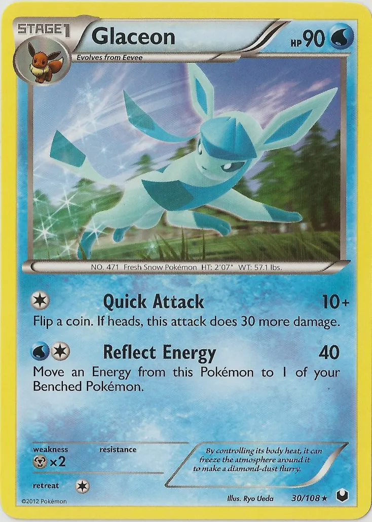 Glaceon #185, Japanese BW-P Promos
