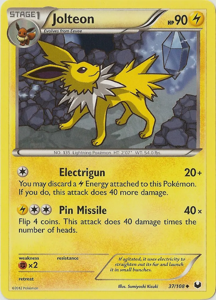 Jolteon #186, Japanese BW-P Promos