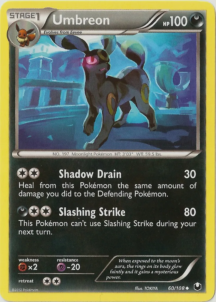 Umbreon #188, Japanese BW-P Promos