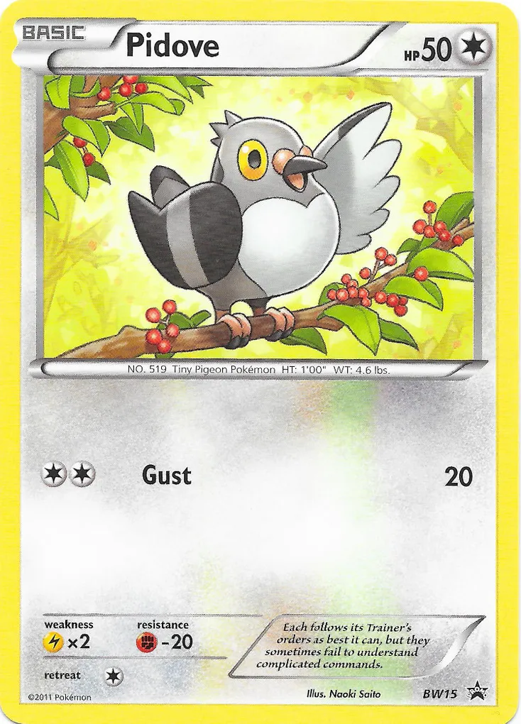 Pidove #005, Japanese BW-P Promos
