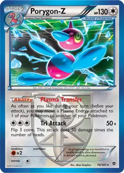 Porygon-Z #208, Megalo Cannon Booster