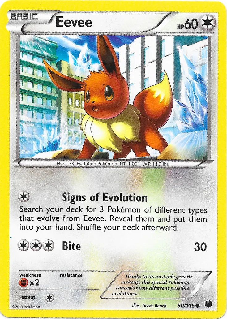 Eevee #213, Japanese BW-P Promos Gym Challenge