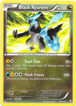 Black Kyurem #216, Premium Holo