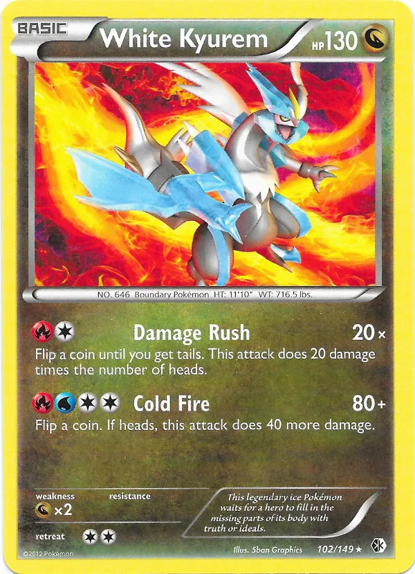 White Kyurem #217, Japanese BW-P Promos Premium Holo