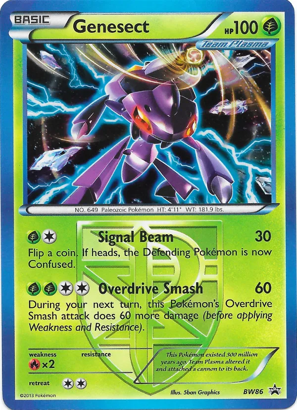 Genesect #219, Japanese BW-P Promos Original Card Campaign