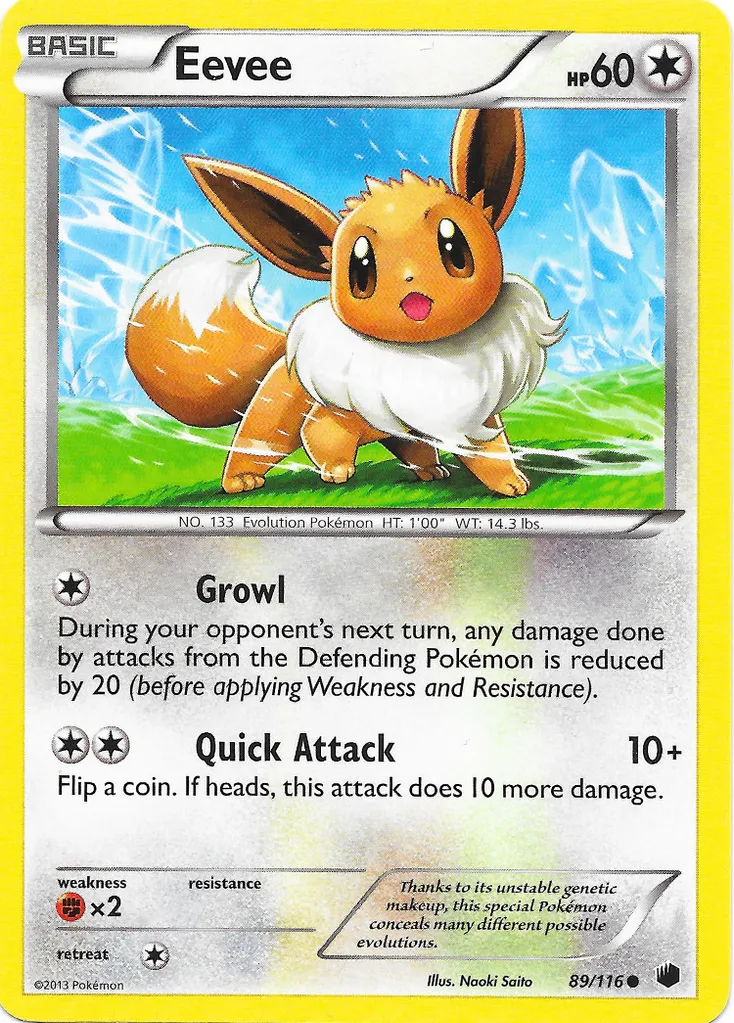 Eevee #235, Japanese BW-P Promos Pokemon Fair/7-11