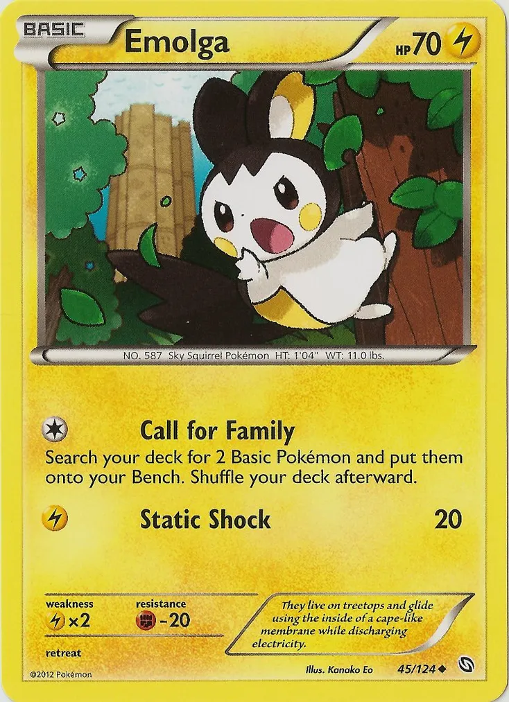 Emolga #236, Japanese BW-P Promos Pokemon Center